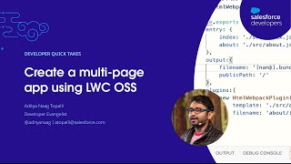 Create a multipage app using LWC OSS  Developer Quick Takes [upl. by Forkey]