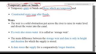 CANAL HEADWORKS ITS FUNCTIONS AND TYPES DIVERSION HEADWORKS IRRIGATION ENGINEERING PART 13 [upl. by Tonjes]