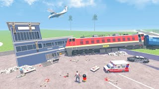 Train Crash In Police Station in Indian Bike Driving 3D [upl. by Avruch166]