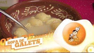 Receta 134  Sopa de Galets Especial Navidad [upl. by Elleunamme]