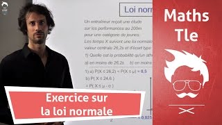 Révisions bac maths  exercice sur la loi normale [upl. by Enelaehs583]