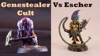 Necromunda Escher vs Genestealer Cult Xenos in the Dark [upl. by Gibun468]