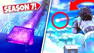 NEW UNKNOWN FLYING OBJECT CONFIRMED AS NEW CUBE CRASH LANDS OUTSIDE MAP SEASON 7 UPDATE BR [upl. by Giarla]