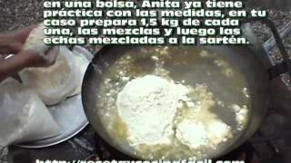 Receta de las migas de harina [upl. by Ellebasi66]