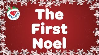 The First Noel with Lyrics  Christmas Song amp Carol [upl. by Atiroc340]