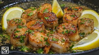 The Secret to Making Perfect Savory Butter Garlic Scallops [upl. by Savanna]