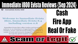 Immediate i800 Evista Real Or Fake  Immediate i800 Evista Reviews  Scam Or Legit Scam Expert [upl. by Fafa]