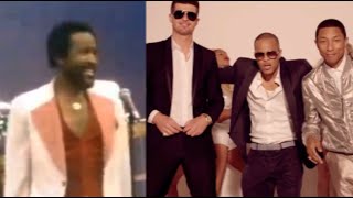 Pharrell Williams amp Robin Thicke VS Marvin Gaye [upl. by Eissak942]