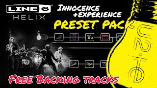 Line 6 Helix Guitar Patch The Edge U2 Ie 2015 Tour Inspired Preset Pack  Free Backing Tracks [upl. by Anihsit]