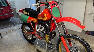 Loretta lynns champ rips a 1983 maico spider 490 [upl. by Marcus]