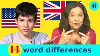 14 British and American English word differences [upl. by Natloz405]