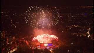 The Queens Diamond Jubilee concert Fireworks  London 2012  BBC One [upl. by Adiaz698]