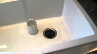 Gurgling noise from unvented kitchen sink drain Richfield Home Inspection [upl. by Airbmac]