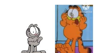 Pizza Tower Screaming Meme Garfield Version [upl. by Nanis]