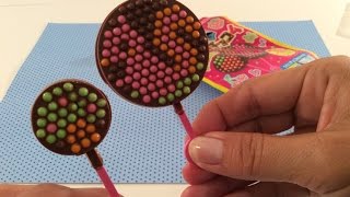 DIY Japans snoep maken Popin Cookin Oekaki Stick Chocolate [upl. by Dirgni]