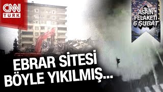 Bin 400 Kişiye Mezar Olmuştu… Ebrar Sitesi’nin Çöküş Anına Ait Yeni Görüntüler Ortaya Çıktı Haber [upl. by Lorollas]