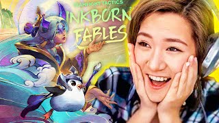 SET 11 INKBORN FABLES IS HERE MY FIRST WIN  TFT Teamfight Tactics [upl. by Yeldoow]