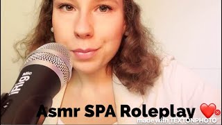 Asmr  SPA Beauty Salon Roleplay  Sanfte Gesichtsbehandlung  Asmr Deutsch  Facecare  German [upl. by Brendin]