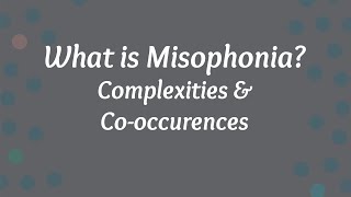 Misophonia What is Misophonia [upl. by Meehyr694]