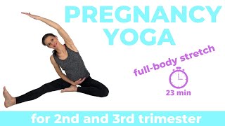 Pregnancy Yoga For Second Trimester [upl. by Allred]