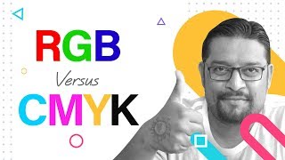 learn the difference between RGB and CMYK In Hindi [upl. by Myrna]