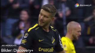 AIK  Mjällby  Omgång 26 2023 [upl. by Maurili655]