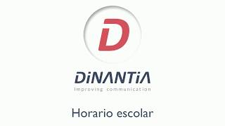 Dinantia Horario Escolar [upl. by Eednus]