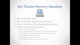 Disaster Recovery vs Business Continuity Planning [upl. by Natam]