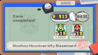 Mario amp Luigi Superstar Saga Walkthrough Part 7 Woohoo University Cellar Boss Popple amp Rookie II [upl. by Vijnas]