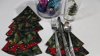 How to make Holiday Napkins [upl. by Aihsyak]