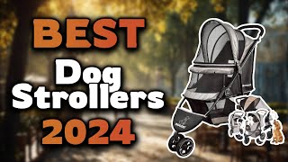 Top Best Dog Strollers in 2024 amp Buying Guide  Must Watch Before Buying [upl. by Neerahs]