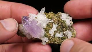 Amethyst Epidote Las Vigas Veracruz Mexico [upl. by Teerprah268]