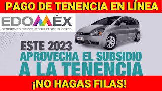 PAGO DE TENENCIA quotEN LÍNEAquot DE MOTO O CARRO ESTADO DE MÉXICO 2023  TRÁMITES  FÁCIL Y RÁPIDO SEMOVI [upl. by Fogel]