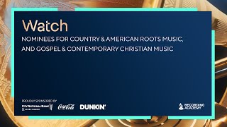 2025 GRAMMY Nominations In Country Americana Blues Folk Gospel Christian Music amp More Announced [upl. by Asetal]