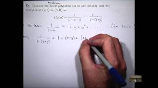 Multivariable Taylor Polynomials [upl. by Huxley]