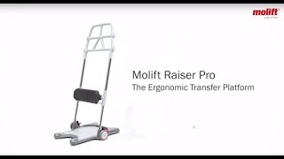 Molift Raiser Pro  the ergonomic transfer platform [upl. by Akimak]