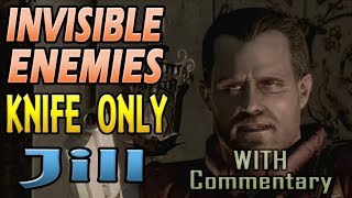 Resident Evil HD  INVISIBLE ENEMIES  KNIFE ONLY  JILL  Beginners Route WITH COMMENTARY 35 [upl. by Ajtak279]