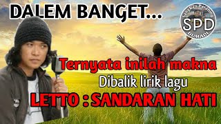 LETTO SANDARAN HATI  MAKNA TERSIRAT DIBALIK LAGU LETTO  masipink channel [upl. by Backer]