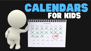 Calendars for Kids  Helping Kids Learn Months and Days without getting bored [upl. by Lexine]