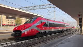 STAZIONE DI PADOVA TRENI MERCI E PASSEGGERI Italo e Trenitalia IN ARRIVO É PARTENZA [upl. by Adnirim]