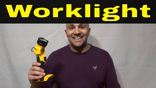 Dewalt Worklight ReviewDCL040Portable And Bright [upl. by Brooks53]