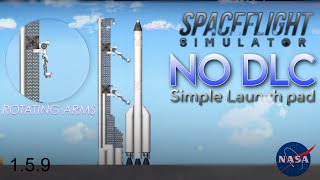 Sfs No Dlc launchpad tutorial blueprint spaceflightsimulator [upl. by Burdett]