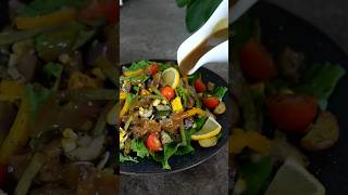 Sommersalate mit Senfdressing  veganes Rezept [upl. by Ronal161]