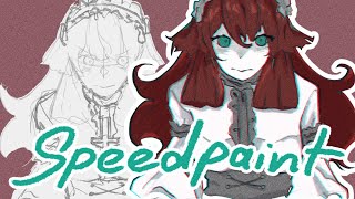 【SPEEDPAINT】Halloweens Fury  October Calendar Illustration  Clip Studio Paint [upl. by Maridel]