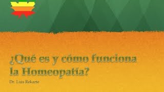 ¿Qué es y cómo funciona la Homeopatía [upl. by Cormack]