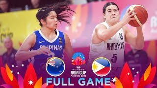 New Zealand v Philippines  Full Basketball Game  FIBA Womens Asia Cup 2023  Division A [upl. by Guthry]