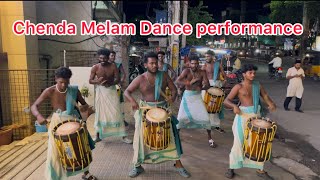 Kerala Chenda Melam at Siddipet  Extreme Speed Climax  Amazing Kerala Dance  Chenda Melam 2024 [upl. by Genesa352]