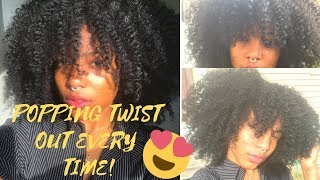 How to Make Your TWIST OUT Look Like a WASH N GO [upl. by Adama217]