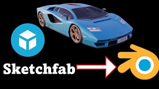 Import Sketchfab 3D models into Blender Free Sketchfab Blender Addon [upl. by Harolda]