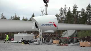 Constructie Lagerwey windturbines in Finland [upl. by Geraud]